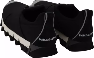 Black Shark Neoprene Stretch Sneakers Shoes