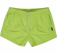 Yellow Polyester Swim Shorts 1
