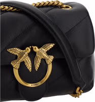 Black Calf Leather Bos Taurus Shoulder Bag 4