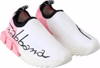 Pink White Logo Sorrento Sneakers Shoes 4