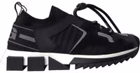 Black White Logo Sorrento Mens Sneakers Shoes 1