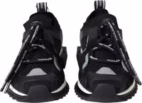 Black White Logo Sorrento Mens Sneakers Shoes 3