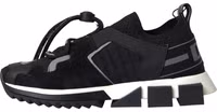 Black White Logo Sorrento Mens Sneakers Shoes 5