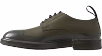 Green Leather Rubber Sole Dress Shoes 3