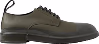 Green Leather Rubber Sole Dress Shoes 4