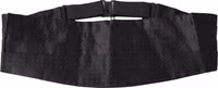 Black Silk Dotted Waist Tuxedo Belt Cummerbund 2