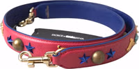 Pink Exotic Leather Studded Shoulder Strap 2