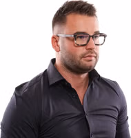Gray Plastic Glasses (Frames) 4