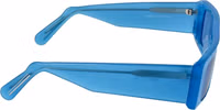 Blue Plastic Sunglasses 3