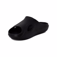 Black Polyethylene Slippers 4