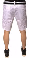White Chinos Cotton Stretch Casual Shorts 3