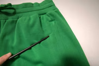 Green Cotton Blend Men Bermuda Shorts 5