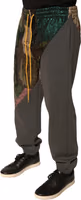 Multicolor Patchwork Cotton Jogger Sweatpants Pants 2