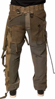 Multicolor Reconstructed Flight Cargo Pants 3
