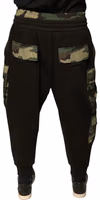 Black Camouflage Cotton Jogger Cargo Pants 3