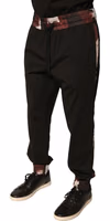Black Camouflage Wool Jogger Sweatpants Pants 2
