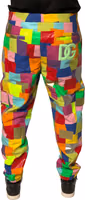 Multicolor Cotton Patchwork Men Cargo Pants 3