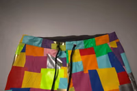 Multicolor Cotton Patchwork Men Cargo Pants 5