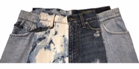 Multicolor Patchwork Cotton Straight Men Denim Jeans 4