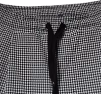 Black White Houndstooth Skinny Dress Pants 4