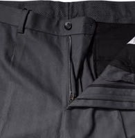 Gray Tapered Formal Dress Pants 4