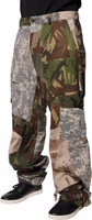 Multicolor Patchwork Camouflage Cargo Pants 2