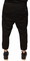 Black Wool Jogger Jogging Pants 3