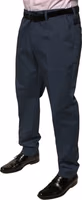 Dark Blue Cotton Stretch Skinny Men Dress Pants 2