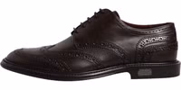 Brown Leather Derby Wingtip Lace Up Formal Dress Shoes 5