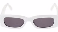 White Plastic Sunglasses 2