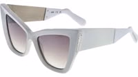 White Acetate Sunglasses 1