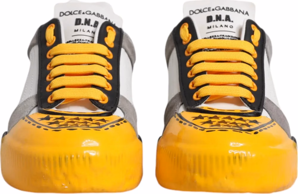 Multicolor Leather DNA Low Top Sneakers Shoes