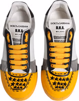 Multicolor Leather DNA Low Top Sneakers Shoes 2