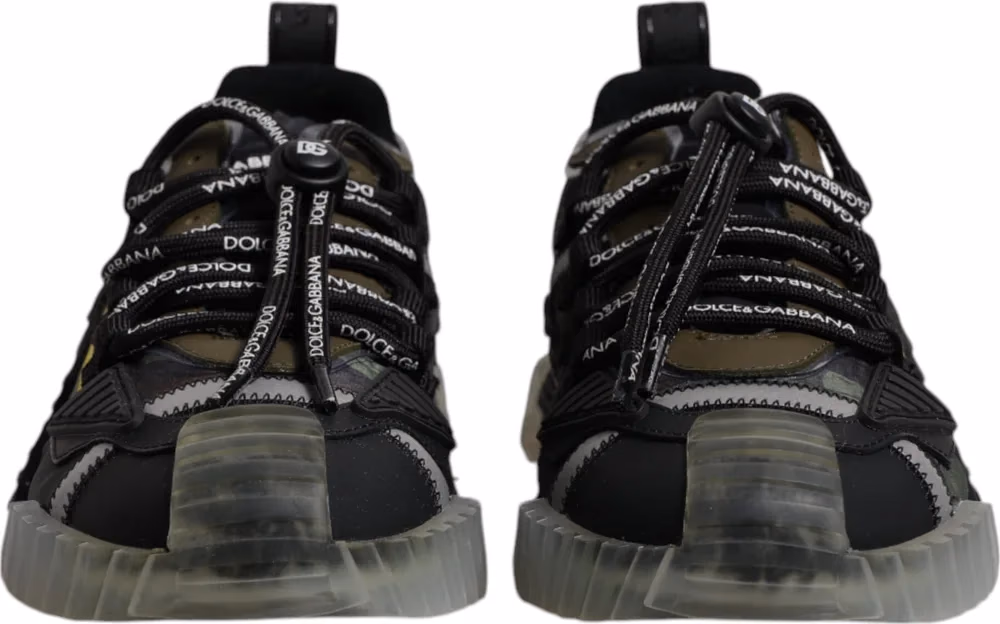 Black Green Camo NS1 Low Top Sneakers Shoes