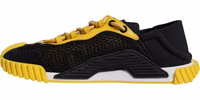 Black Yellow Low Top NS1 Sneakers Shoes 4