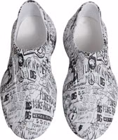 White Black Graffiti Daymaster Sneakers Shoes 2