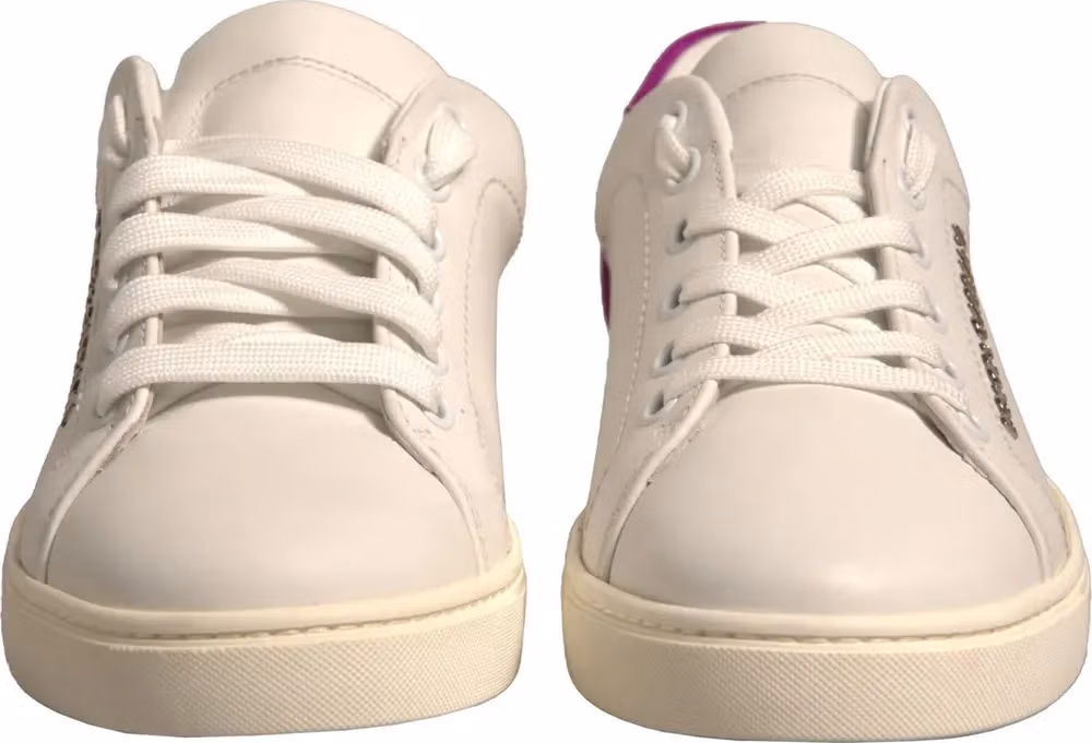 White Suede Leather Low Top Sneakers Shoes