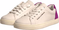 White Suede Leather Low Top Sneakers Shoes 3