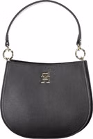 Black Polyester Handbag 1