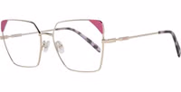 Rose Gold Metal & Plastic Glasses (Frames) 1