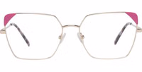 Rose Gold Metal & Plastic Glasses (Frames) 2