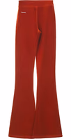 Red Cotton Athletic Pants 1
