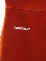 Red Cotton Athletic Pants 3