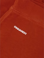 Red Cotton Athletic Pants 4
