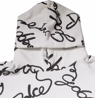 White Logo Cotton Hooded Sweatshirt Sweater 5