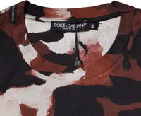 Multicolor Camouflage Crew Neck T-shirt 4