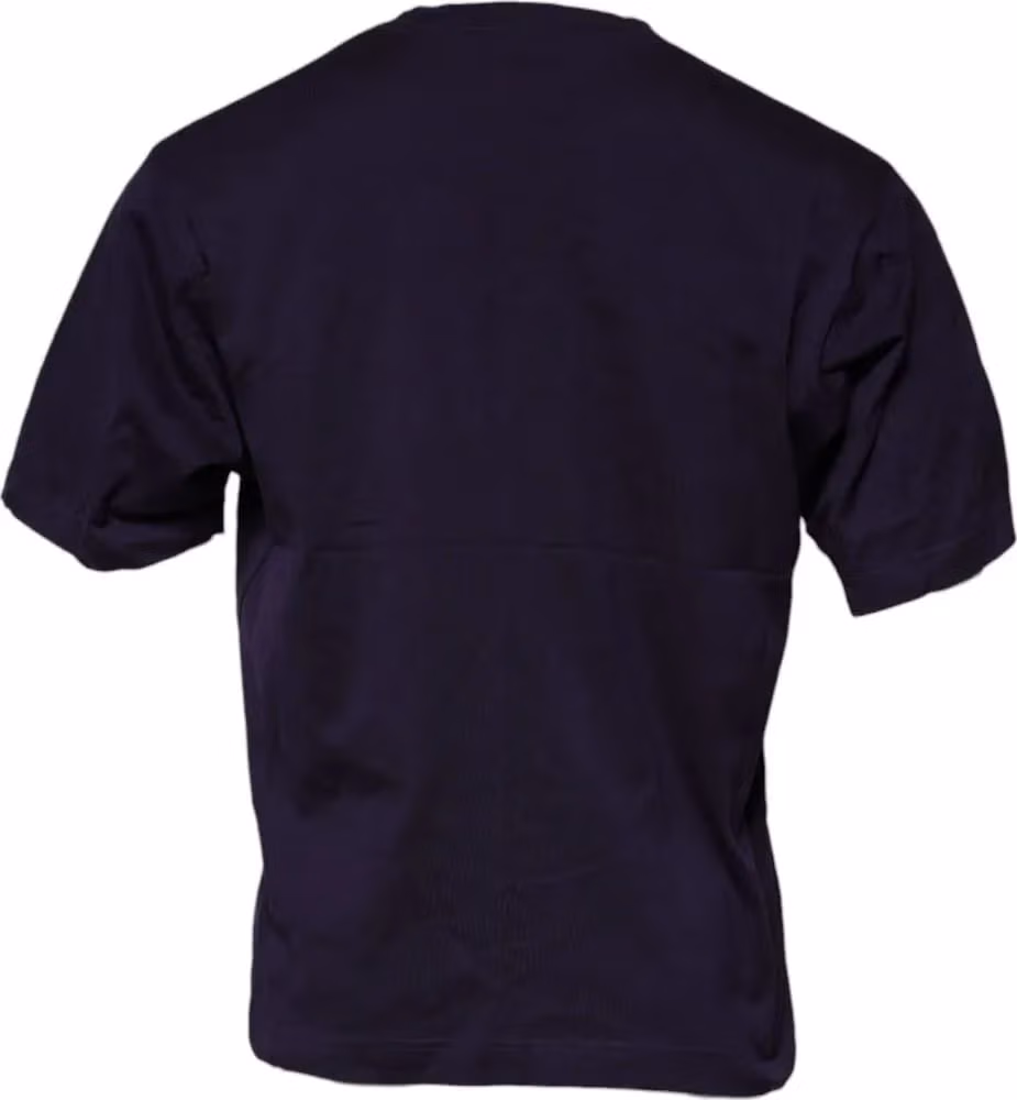 Purple DG Logo Cotton Crew Neck T-shirt