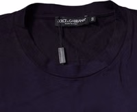 Purple DG Logo Cotton Crew Neck T-shirt 4