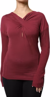 Maroon Jumper Keyhole Knit Pullover Sweater 1