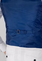 Blue Polyester Waistcoat 4